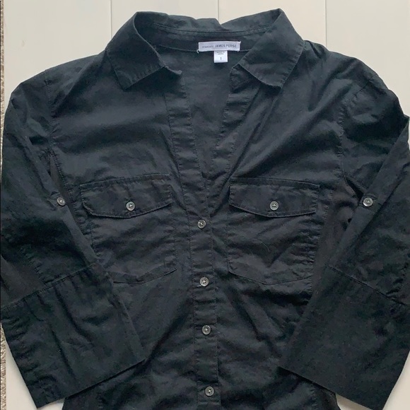 {James Perse} - Side Panel Button Shirt - Picture 4 of 7